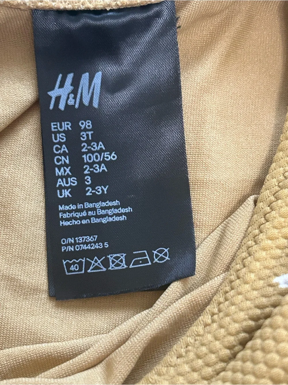 H&M great mustard